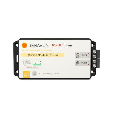 solar charge controller, 10a, used in eps044 and nms044 configurations with sla batteries